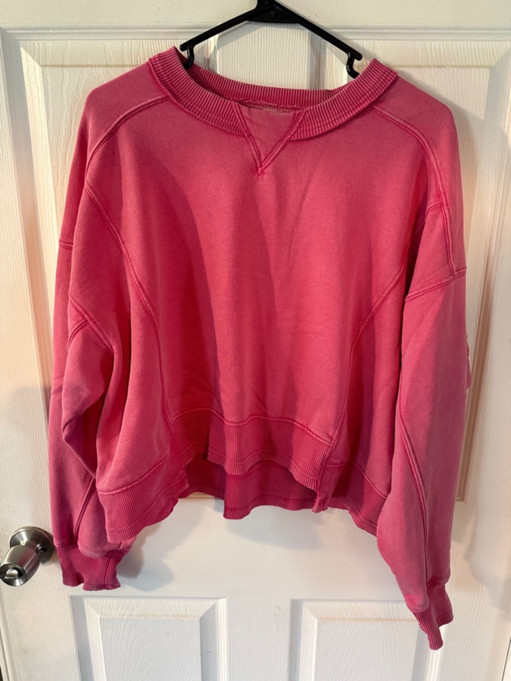 Free people Pink Crewneck Sweatshirt